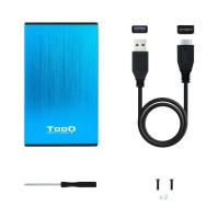 Tooq TQE 2527BL Caja HDD 25 USB 31 Gen1 USB 30