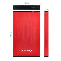 Tooq TQE 2527R Caja HDD 25 USB 31 Gen1 USB 30