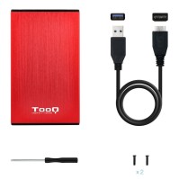 Tooq TQE 2527R Caja HDD 25 USB 31 Gen1 USB 30