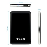 Tooq TQE 2538B Caja Slim HDD 25 USB 31Gen1