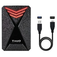 Tooq TQE 2550RGB Caja 25 USB 31Gen1 LED Colores