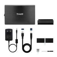 TooQ TQE 3531B Caja HDD 35 USB 31Gen1 Negra