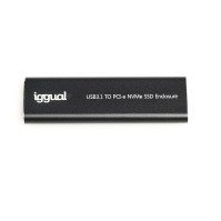 iggual Caja externa USB C 31 SSD M2 NVMe y SATA