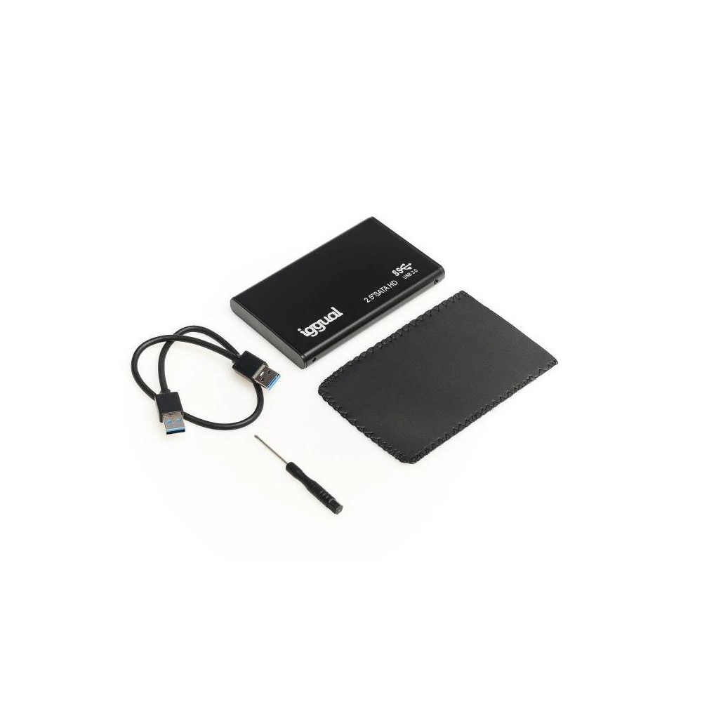 iggual Caja externa aluminio SSD 25 SATA USB 30