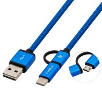 Coolbox Cable MULTIUSB MICRO C Azul