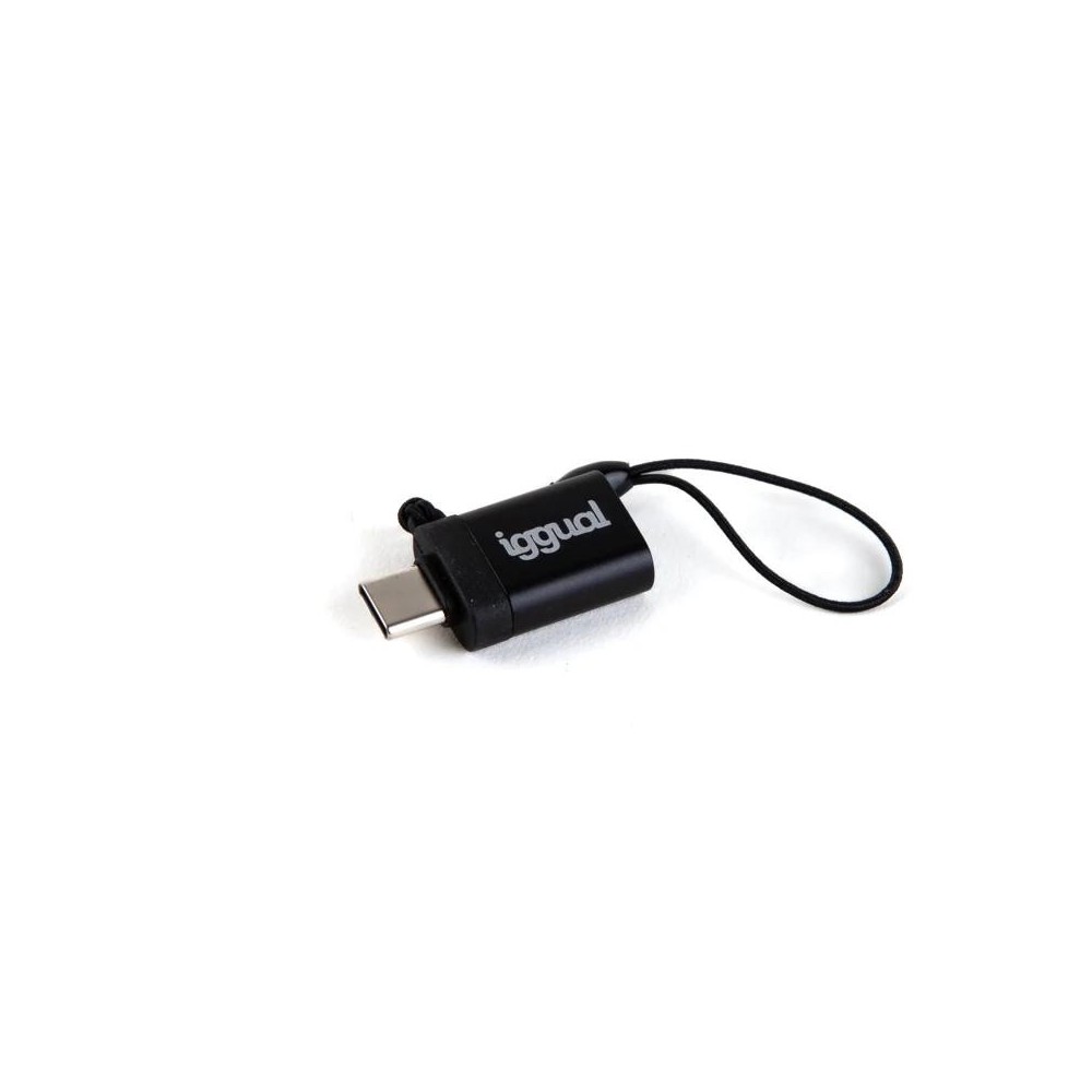 iggual Adaptador USB OTG tipo C a USB A 31 negro