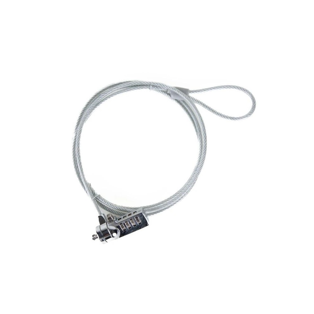 iggual Cable seguridad candado 4 digitos SECURE 4D