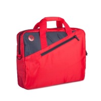 MONRAY Maletin Portatil 156 Bolsillo Ext Rojo