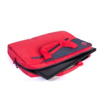 MONRAY Maletin Portatil 156 Bolsillo Ext Rojo