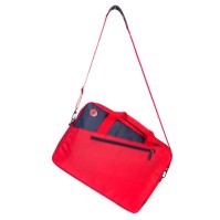 MONRAY Maletin Portatil 156 Bolsillo Ext Rojo