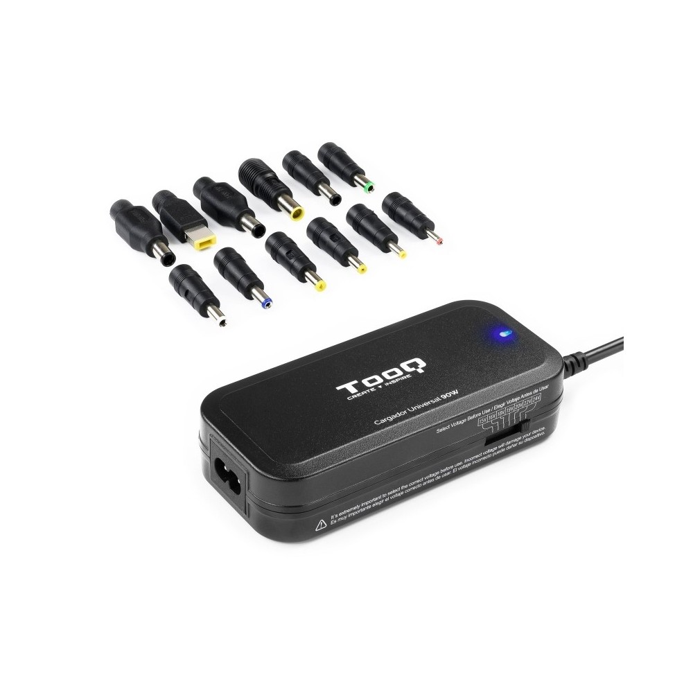 Tooq Cargador portatil 90W manual 12 conectores