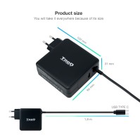 Tooq Cargador portatil conector USB C 90W