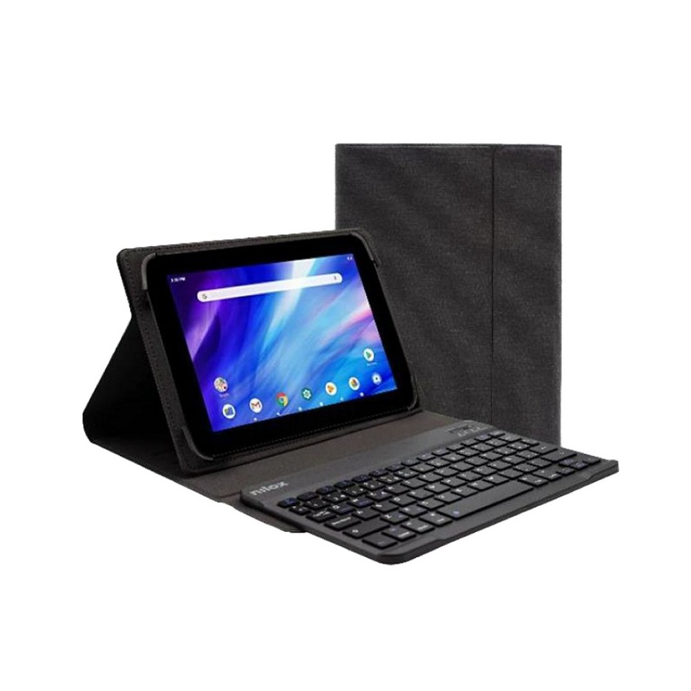 NILOX Funda tablet 97 a 105 teclado bt negro