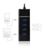 Ewent E1137 HUB USB TIPO C 4 PUEROS USB 31