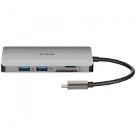 D Link DUB M810 Hub USB C 8 en 1 HDMI Eth CardRead