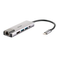 D Link DUB M520 Hub USB C HDMI 2USB 30 USB C Ethe