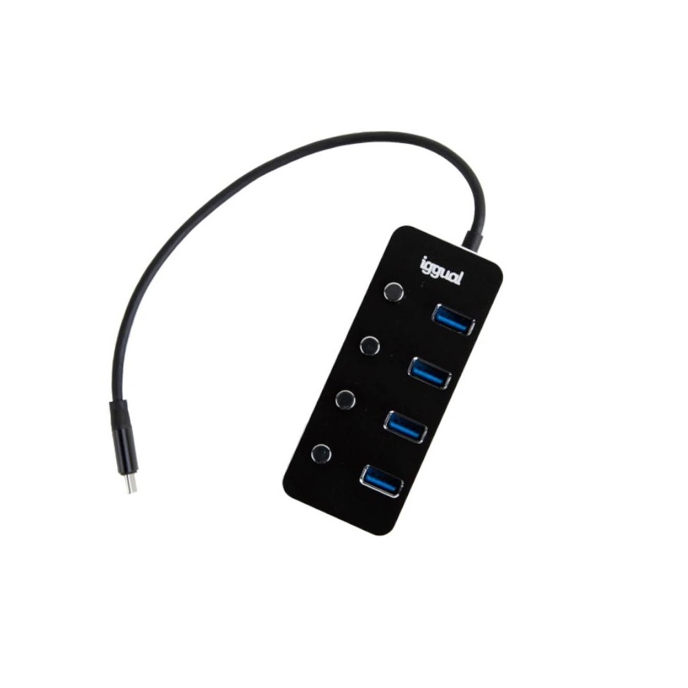 iggual Hub tipo C x 4 puertos USB 31 4BUTTONS