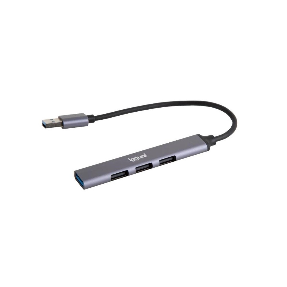 iggual Hub USB 3 puertos USB 20 1 USB 30 THIN