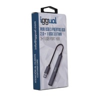 iggual Hub USB 3 puertos USB 20 1 USB 30 THIN