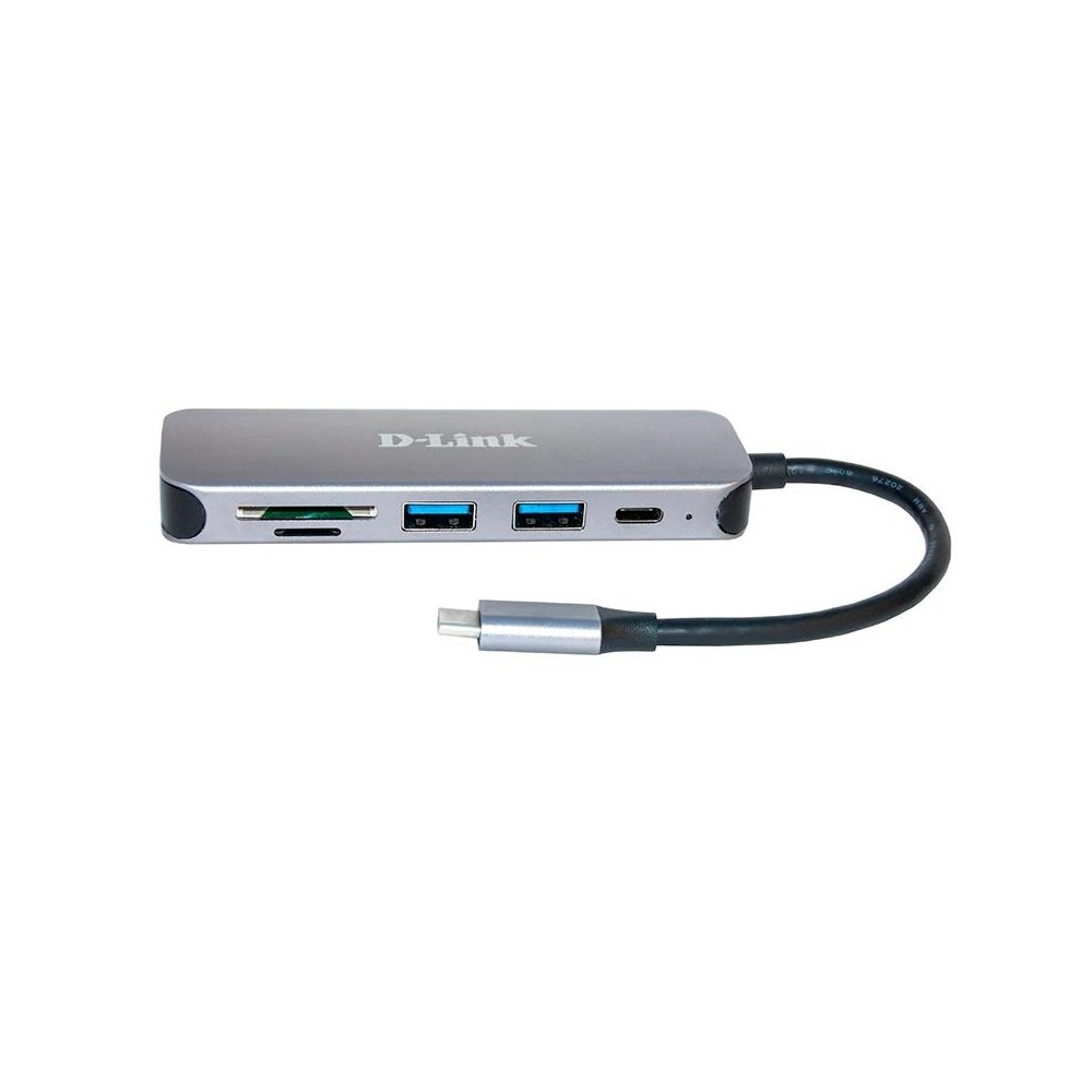 D Link DUB 2325 5 in 1 USB C Hub Card Reader