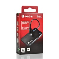 NGS Wonder 4 Hub 4 puertos usb c