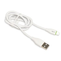 iggual cable USB A Lightning 100 cm blanco