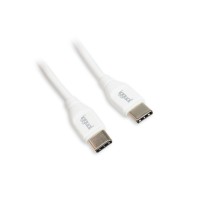 iggual Cable USB C USB C 100 cm blanco Q30 3A