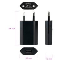 Nanocable Mini Cargador USB Ipod Iphone 5V 1A Neg