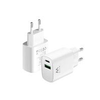 EWENT Cargador rapido Q3 20w Usb C y Usb A