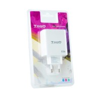 TOOQ Cargador pared GAN 2xUSB C 1xUSB A 45W20W