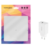 Nanocable Cargador 1 x USB 5V 21A Blanco