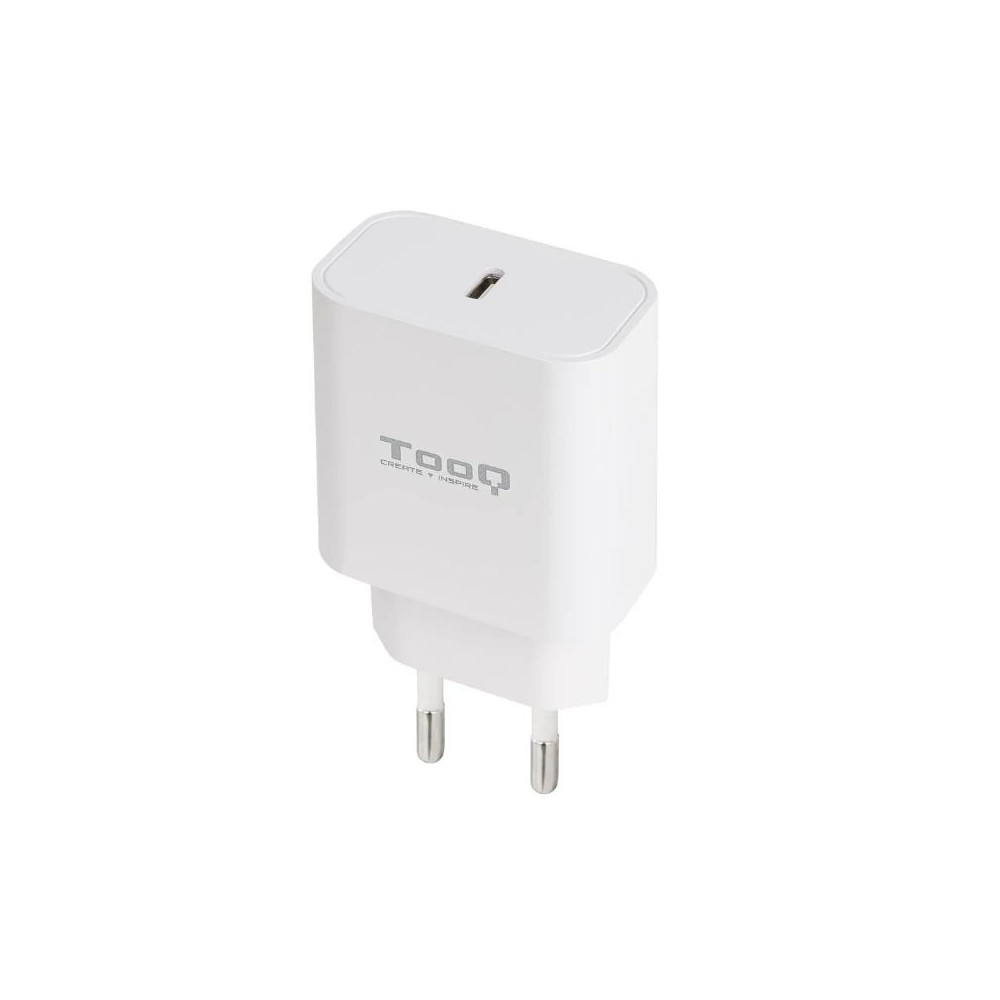 Tooq Cargador pared USB C PD30 20W Blanco