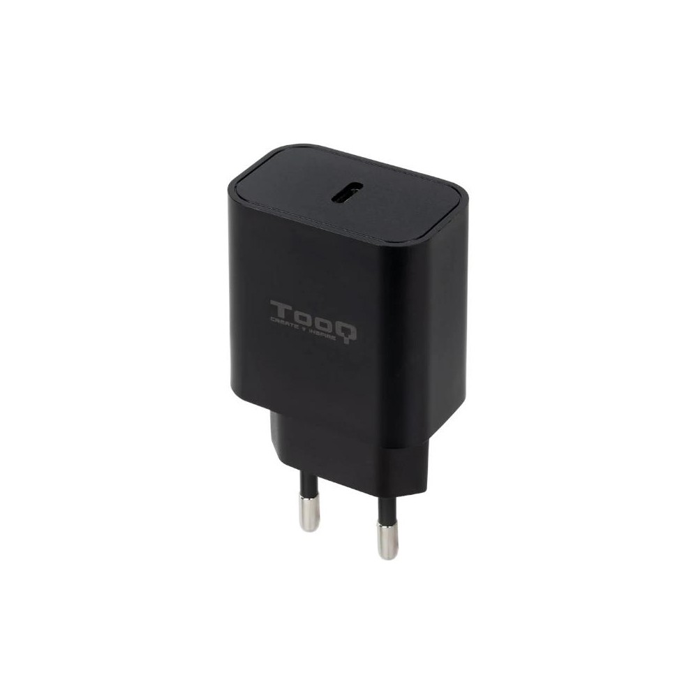 Tooq Cargador pared USB C PD30 20W Negro