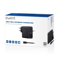 EWENT Cargador USB CPD 65W Puerto USB A