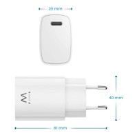 EWENT Cargador Usb C carga rapida 20W