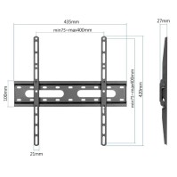 iggual SPTV11 Soporte TV 21 75 45Kg pared Fijo