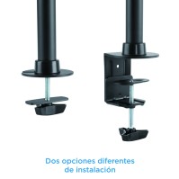 Tooq DB1327TN B Soporte Monitor Mesa 3Brazos 13 27