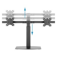 Tooq DB1727TN B Soporte Monitor Mesa 2Brazos 17 27