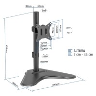 iggual SSM01 Soporte sobremesa 1 monitor 13 32