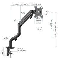 iggual SPMP01 Soporte pinza 1 monitor 17 32 pro