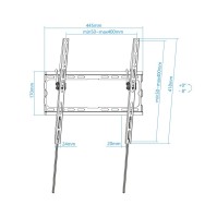 Tooq Soporte pared LP1071T B incl pantallas 32 70