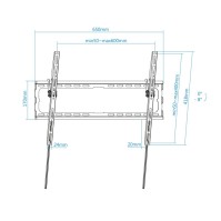 Tooq Soporte pared LP1081T B incl pantallas 37 80