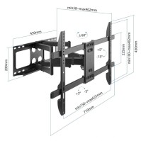 iggual SPTV18 Soporte TV pared 37 80 60kg Full