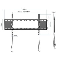 iggual SPTV86 Soporte TV pared 43 90 80kg Fijo