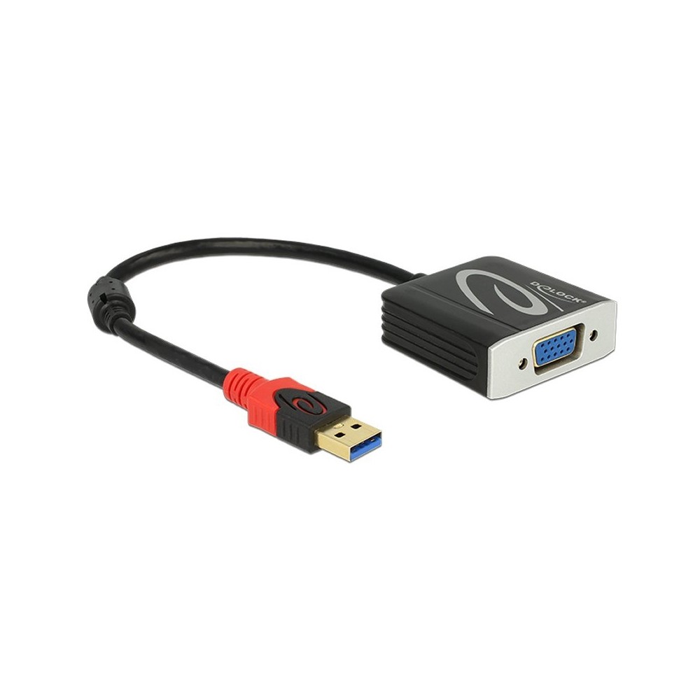 Delock Adaptador USB 30 tipo a Macho a vga Hembra