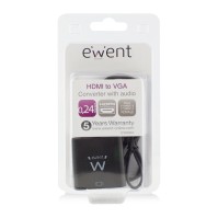 EWENT EW9864 Adaptador Hdmi Vga con Audio