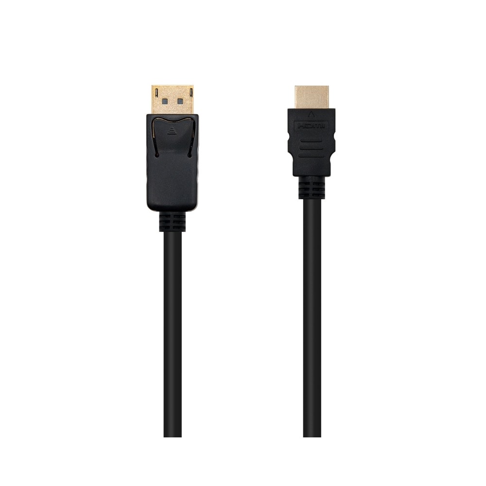 Nanocable Cable Conversor DP a HDMI 2 M Negro