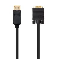 Nanocable Cable Conversor DP a VGA negro 2 M