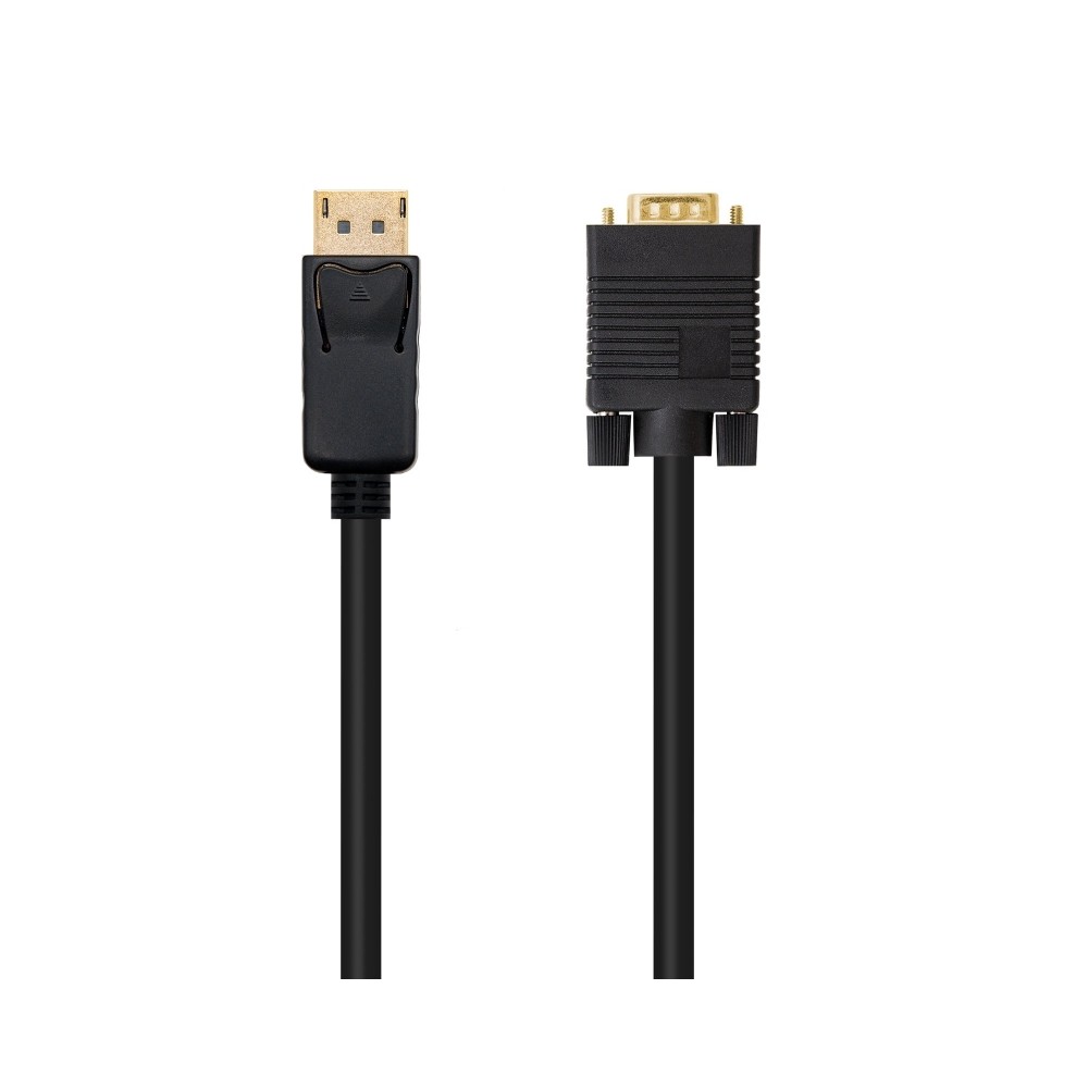 Nanocable Cable Conversor DP a VGA negro 2 M