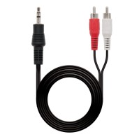 Nanocable Cable Audio Jack 35 M 2xRCA M 3 M